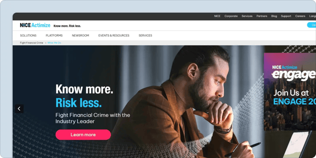 actimize-homepage