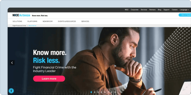actimize-homepage